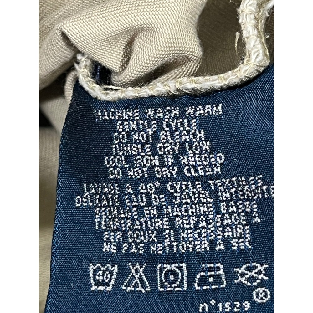 Polo Ralph Lauren Kids Toddler Khaki Twill Jacket Embroidered Pony Sz 12 Months - Picture 6 of 8